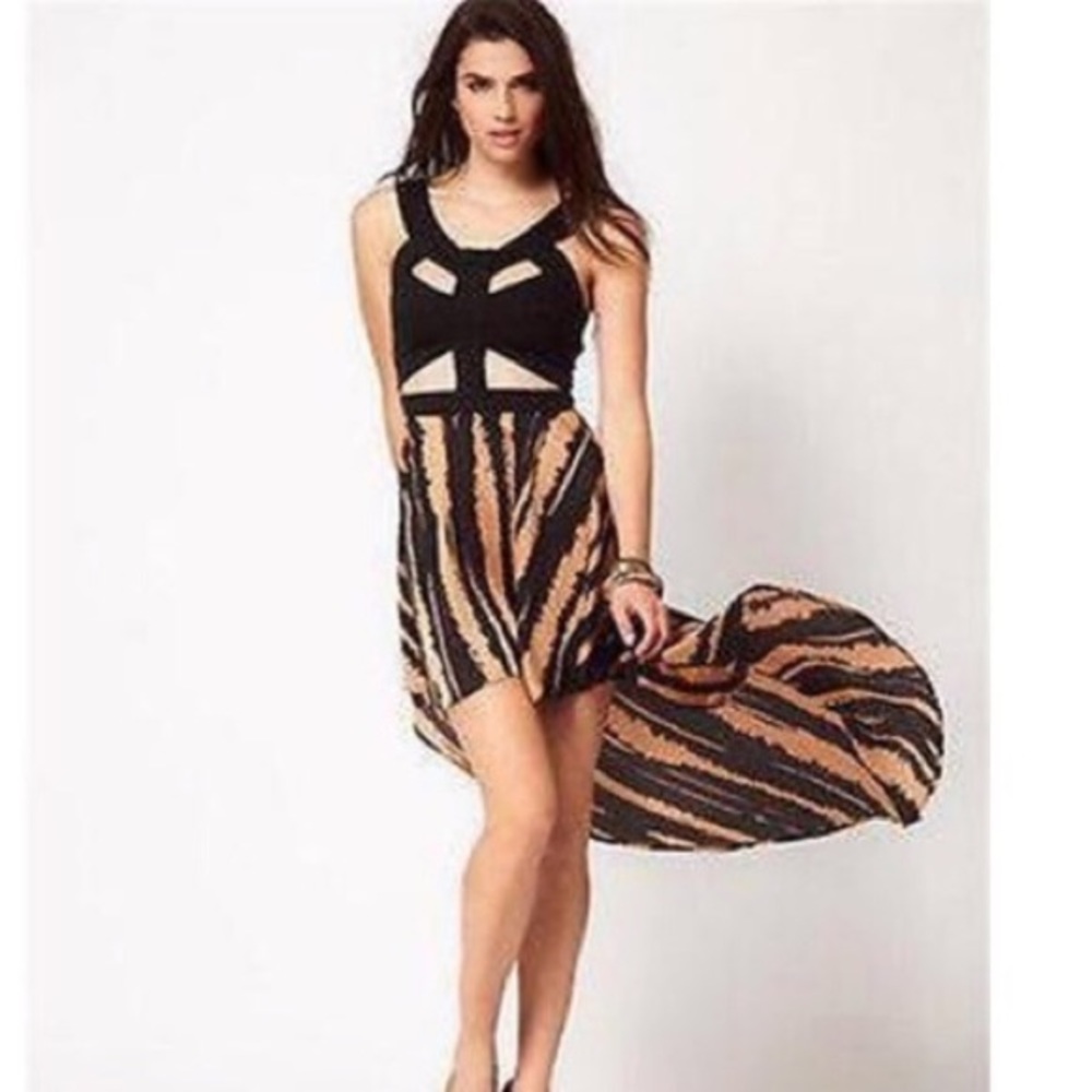 High low dress with cut outs from Urban Outfitters